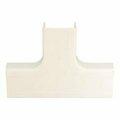 Swe-Tech 3C 3/4 inch Surface Mount Cable Raceway, Ivory, Tee FWT31R1-006IV